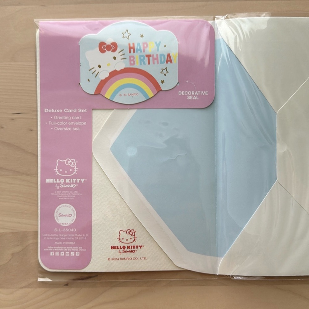 Hello Kitty Birthday Card - Picture 3 of 4